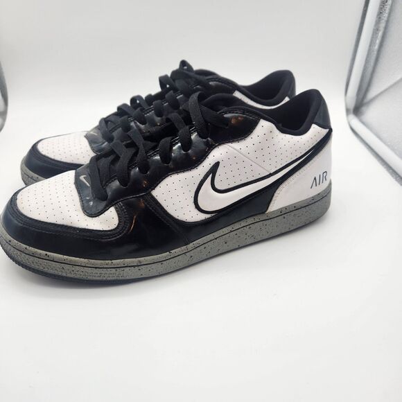 RARE Nike Air Indee White Black Patent Leather Sz 10  318488-113 - Picture 2 of 7